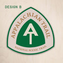 AT - Appalachian Trail Wood Sign