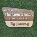 National Forest Wood Sign - Maple/Walnut v2