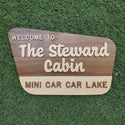 National Forest Wood Sign - Maple/Walnut v2