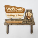 National Forest Park Sign Cake Topper v2