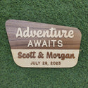 National Forest Wood Sign - Maple/Walnut v2