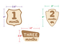 Twelve Month Baby Milestones - Outdoor Mix Design