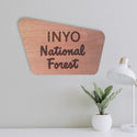 National Forest Wood Sign - Mahogany