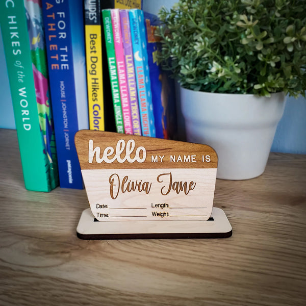 National Forest Baby Announcement Keepsake
