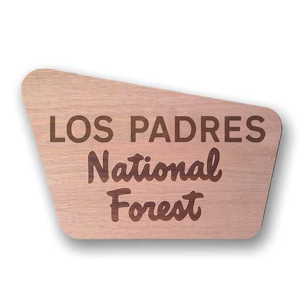 National Forest Wood Sign - Mahogany