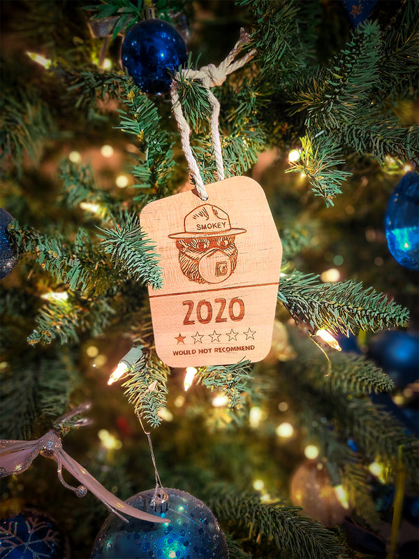 2020 Smokey Pandemic Tree Ornament