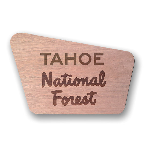 National Forest Wood Sign - Mahogany
