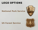 National Forest Park Sign Cake Topper v1