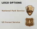 National Forest Park Sign Cake Topper v2