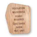 Wood National Forest Wilderness Sign