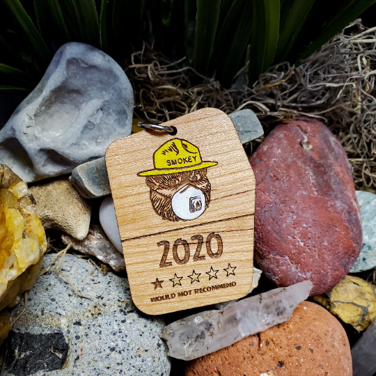 2020 Smokey Pandemic Keychain