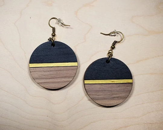Round Boho Minimalist Earrings