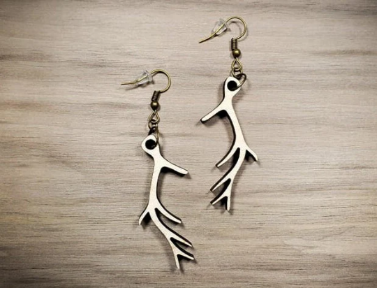Antler Earrings