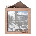 Mt. Baldy Summit Wood Picture Frame, California