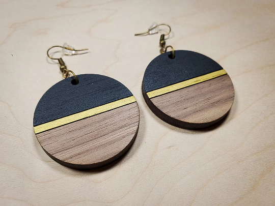 Round Boho Minimalist Earrings