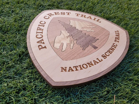 PCT - Pacific Crest Trail Wood Sign