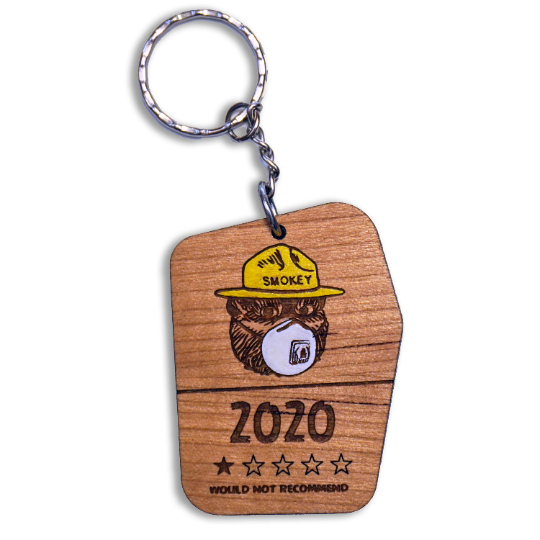 2020 Smokey Pandemic Keychain