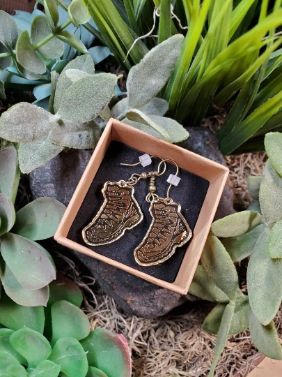 Hiking Boot Earrings