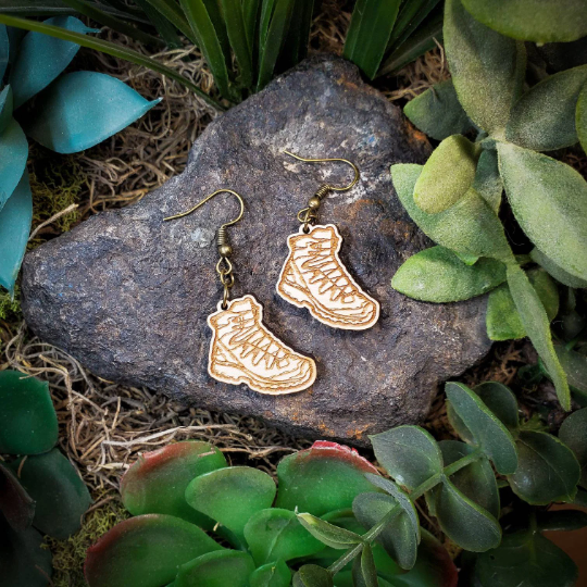 Hiking Boot Earrings