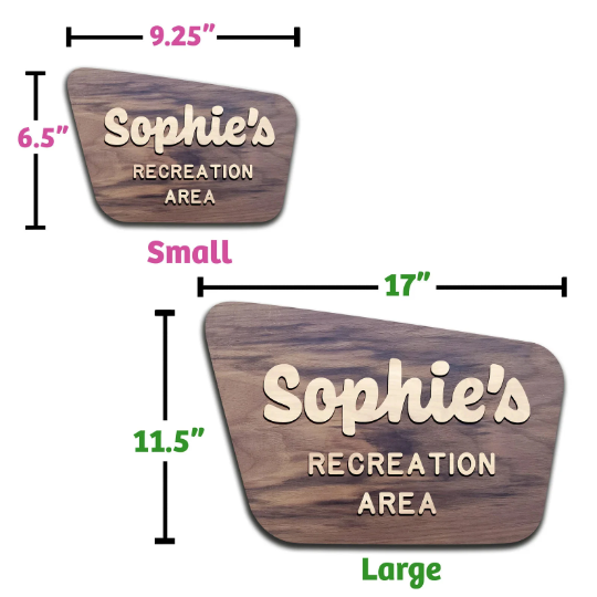 National Forest Wood Sign - Walnut