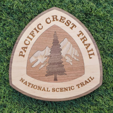PCT - Pacific Crest Trail Wood Sign