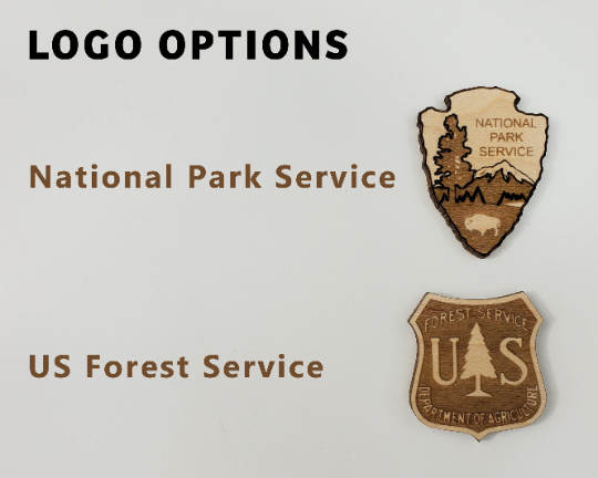 National Forest Park Sign Cake Topper v2