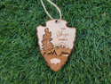 National Park Service Wood Tree Ornament