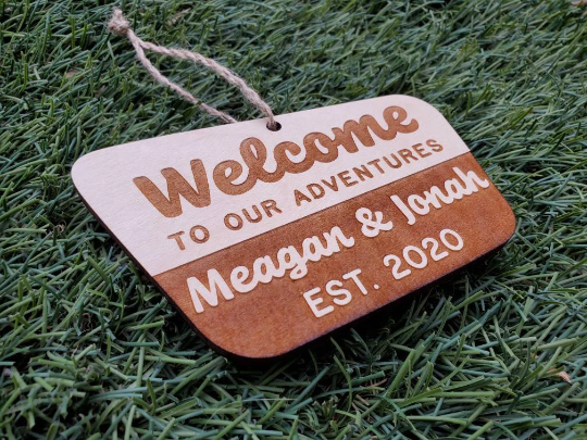 National Forest Sign Tree Ornament